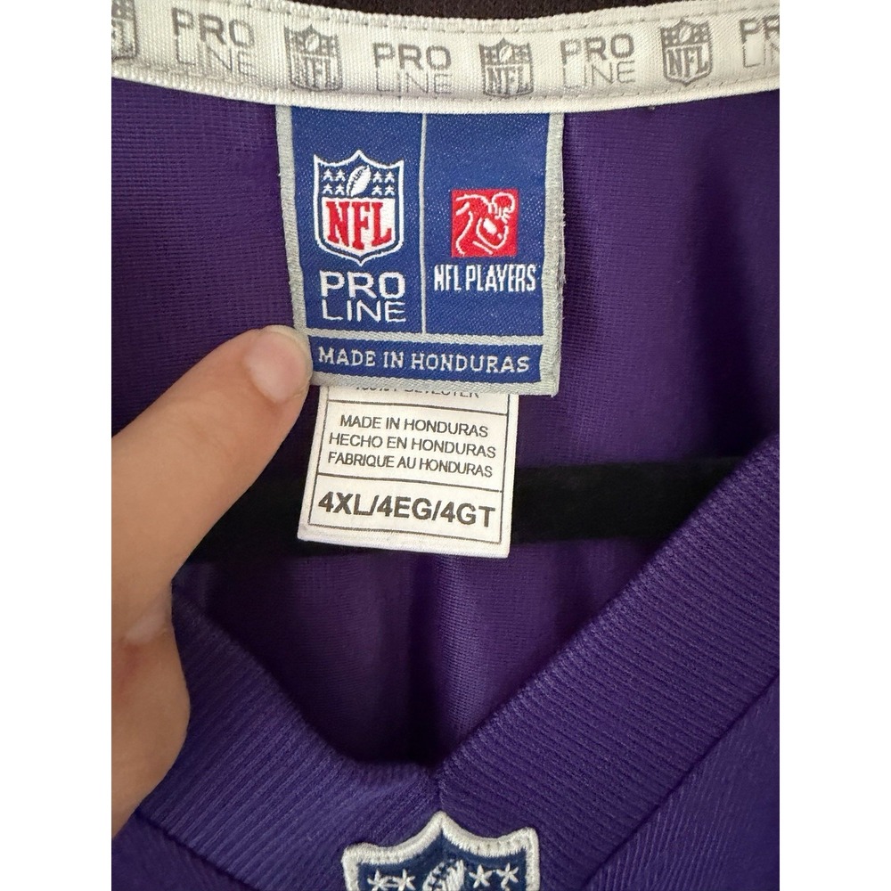 Vintage NFL Pro Line Baltimore Ravens Ma'ake Kemoeatu Jersey Size 4XL - Picture 5 of 8